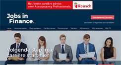 Desktop Screenshot of jobsinfinance.nl